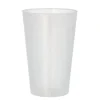 Starpak Mehrweg-Trinkbecher PP 0,4 l Ø 8,6 cm, 12,9 cm transluzent extra stabil