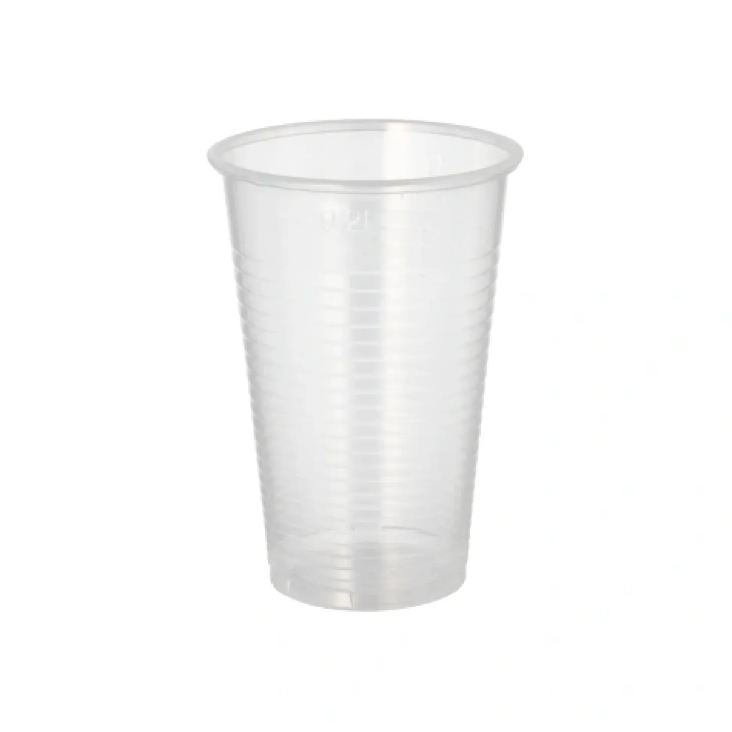 Starpak Mehrweg-Trinkbecher 0,2 l Ø 7,03 cm, 10 cm transparent, 30 x 100 Stück