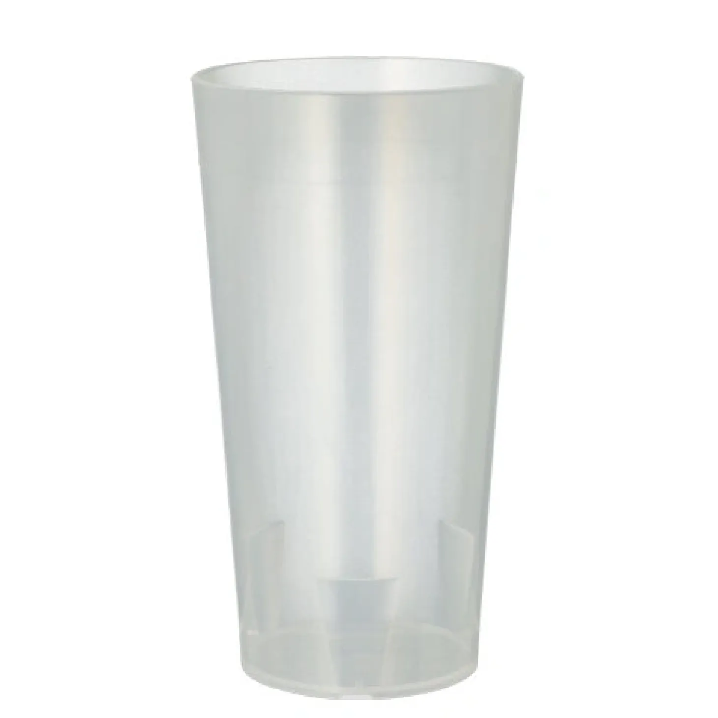 Starpak Mehrweg-Trinkbecher 0,4 l Ø 7,5 cm, 14,5 cm transluzent unzerbrechlich