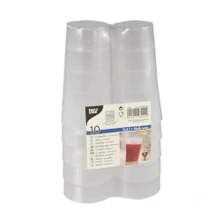 Starpak Mehrweg-Trinkbecher 0,4 l Ø 7,5 cm, 14,5 cm transluzent unzerbrechlich