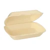 Starpak Menüboxen mit Klappdeckel, XPS ungeteilt 7,5 cm x 24,3 cm x 20,8 cm creme
