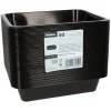 Starpak Mikrowellenschalen, PP ungeteilt 1330 ml 4,9 cm x 22,7 cm x 17,8 cm schwarz