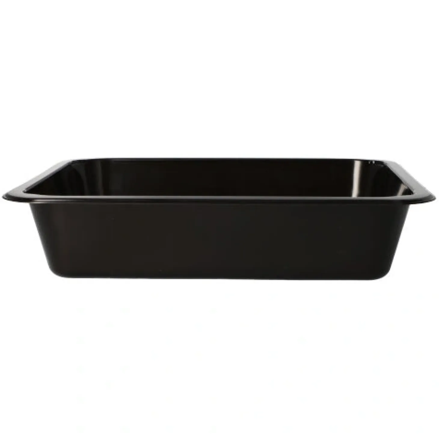 Starpak Mikrowellenschalen, PP ungeteilt 1330 ml 4,9 cm x 22,7 cm x 17,8 cm schwarz