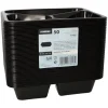Starpak Mikrowellenschalen, PP 3-geteilt 1095 ml 4,9 cm x 22,7 cm x 17,8 cm schwarz