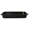 Starpak Mikrowellenschalen, PP ungeteilt 935 ml 3,2 cm x 22,7 cm x 17,8 cm schwarz