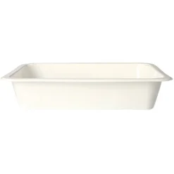 Starpak Mikrowellenschalen, PP ungeteilt 1330 ml 4,9 cm x 22,7 cm x 17,8 cm weiß