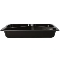 Starpak Mikrowellenschalen, PP 3-geteilt 765 ml 3,2 cm x 22,7 cm x 17,8 cm schwarz