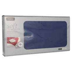 Starpak Mitteldecken, stoffähnlich, Vlies "soft selection" 80 cm x 80 cm dunkelblau
