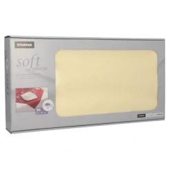 Starpak Mitteldecken, stoffähnlich, Vlies "soft selection" 80 cm x 80 cm creme