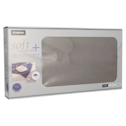 Starpak Mitteldecken, stoffähnlich, Vlies "soft selection plus" 80 cm x 80 cm grau