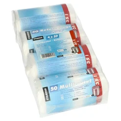 Starpak Müllbeutel, HDPE 35 l 69 cm x 55 cm transparent