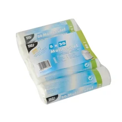 Starpak Müllbeutel, HDPE 60 l 72 cm x 60 cm weiß