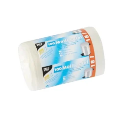 Starpak Müllbeutel, HDPE 18 l 52 cm x 46 cm weiß, 9 x 100 Stück