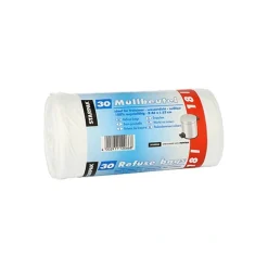 Starpak Müllbeutel, LDPE 18 l 52 cm x 46 cm weiß