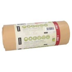 Starpak Müllsäcke aus 100% PCW "Waste-To-Waste" 240 l 126,5 cm x 103 cm braun
