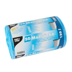 Starpak Müllsäcke, HDPE 120 l 110 cm x 70 cm blau, 4 x 50 Stück