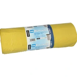 Starpak Müllsäcke, LDPE 120 l 110 cm x 70 cm gelb