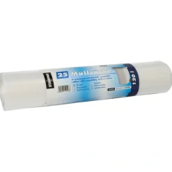 Starpak Müllsäcke, LDPE 120 l 110 cm x 70 cm transparent