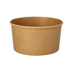 Starpak Salatschalen, Pappe rund 1000 ml Ø 15 cm, 7,5 cm braun