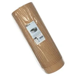 Starpak Salatschalen, Pappe rund 500 ml Ø 15 cm, 4,6 cm braun