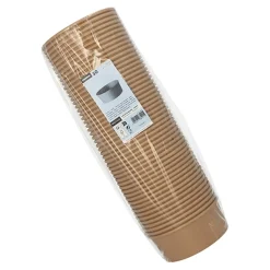 Starpak Salatschalen, Pappe rund 750 ml Ø 15 cm, 6 cm braun