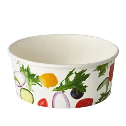 Starpak Salatschalen, Pappe "To Go" 750 ml Ø 15 cm, 6 cm "Salad"