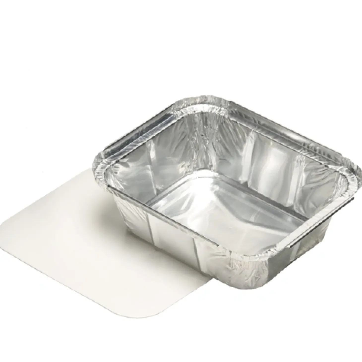 Starpak Schalen, Alu + Einlegedeckel, PE-beschichtet eckig 0,5 l 4,2 cm x 11,4 cm x 14 cm, 12 x 25 Stück
