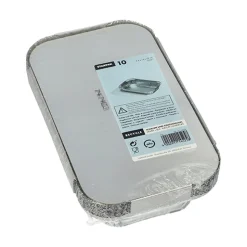 Starpak Schalen, Alu + Einlegedeckel, PP-beschichtet eckig 0,65 l 3,4 cm x 13 cm x 22 cm für Lasagne
