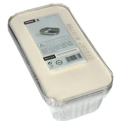 Starpak Schalen, Alu + Einlegedeckel, PE-beschichtet eckig 1 l 5,4 cm x 11 cm x 21,3 cm, 6 x 5 Stück