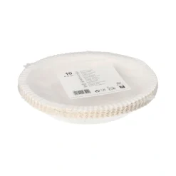 Starpak Schalen, Pappe rund Ø 19 cm, 2,4 cm weiß, 15 x 10 Stück