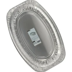 Starpak Servierplatten, Alu oval 54,7 cm x 35,8 cm