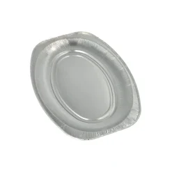 Starpak Servierplatten, Alu oval 35 cm x 24,5 cm, 10 x 10 Stück