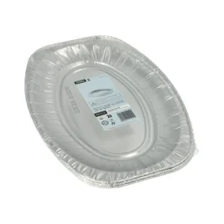 Starpak Servierplatten, Alu oval 35 cm x 24,5 cm, 10 x 3 Stück