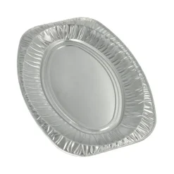 Starpak Servierplatten, Alu oval 43 cm x 29 cm, 10 x 10 Stück