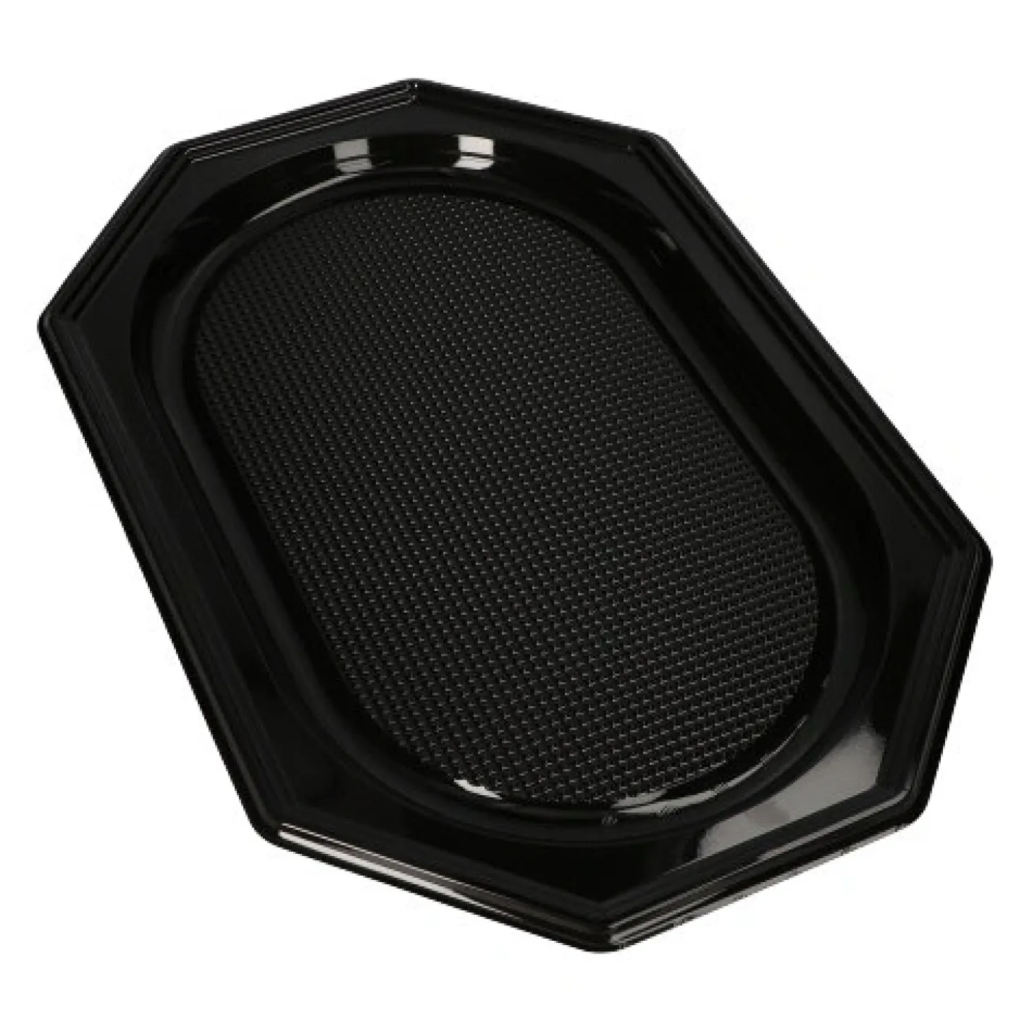 Starpak Servierplatten, PET 45 cm x 30 cm schwarz