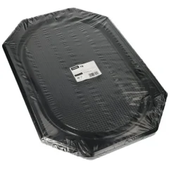 Starpak Servierplatten, PET 53 cm x 35 cm schwarz