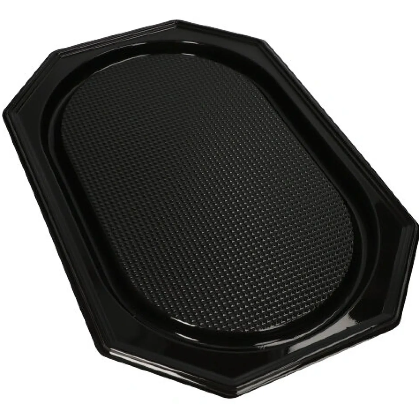 Starpak Servierplatten, PET 53 cm x 35 cm schwarz