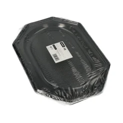 Starpak Servierplatten, PET 34 cm x 25 cm schwarz