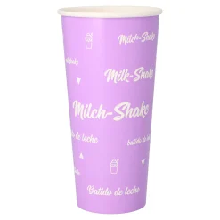 Starpak Shake-Becher, Pappe 0,5 l Ø 9 cm, lila 