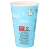 Starpak Shake-Becher, Pappe 0,3 l Ø 8 cm, blau "Milk-Shake", 20 x 50 Stück