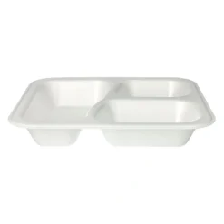 Starpak Siegelschalen, XPS 3-geteilt 925 ml 4,2 cm x 21,2 cm x 25 cm weiß laminiert