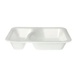 Starpak Siegelschalen, XPS 2-geteilt 825 ml 4,2 cm x 18,5 cm x 23,5 cm weiß laminiert