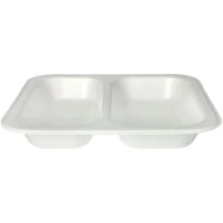 Starpak Siegelschalen, XPS 2-geteilt 1250 ml 4,2 cm x 24,5 cm x 26,5 cm weiß laminiert
