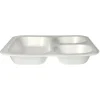 Starpak Siegelschalen, XPS 3-geteilt 1150 ml 4,2 cm x 24,5 cm x 26,5 cm weiß laminiert