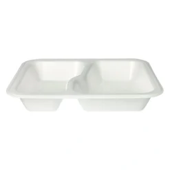 Starpak Siegelschalen, XPS 2-geteilt 1000 ml 4,2 cm x 21,2 cm x 24,7 cm weiß laminiert
