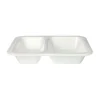 Starpak Siegelschalen, XPS 2-geteilt 800 ml 4,2 cm x 18,5 cm x 23,5 cm weiß laminiert
