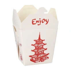 Starpak Snackboxen "ASIA" eckig 770 ml 10,3 cm x 8 cm x 6,6 cm "Temple", 10 x 50 Stück