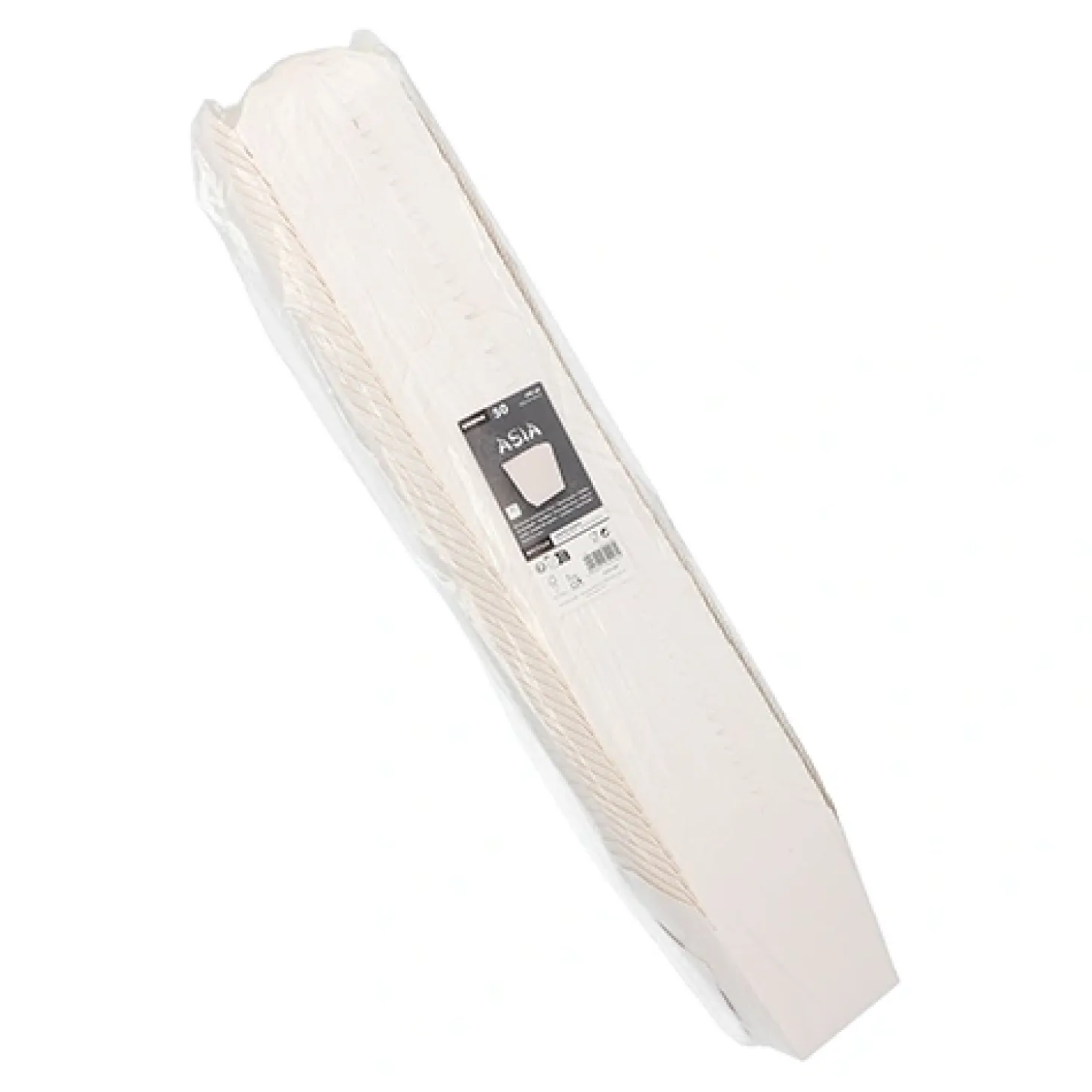 Starpak Snackboxen "ASIA" eckig 770 ml 10,3 cm x 8 cm x 6,6 cm weiß, 10 x 50 Stück