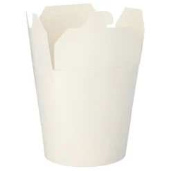 Starpak Snackboxen "ASIA" rund 900 ml 11,2 cm x 11 cm x 9,5 cm weiß, 10 x 50 Stück