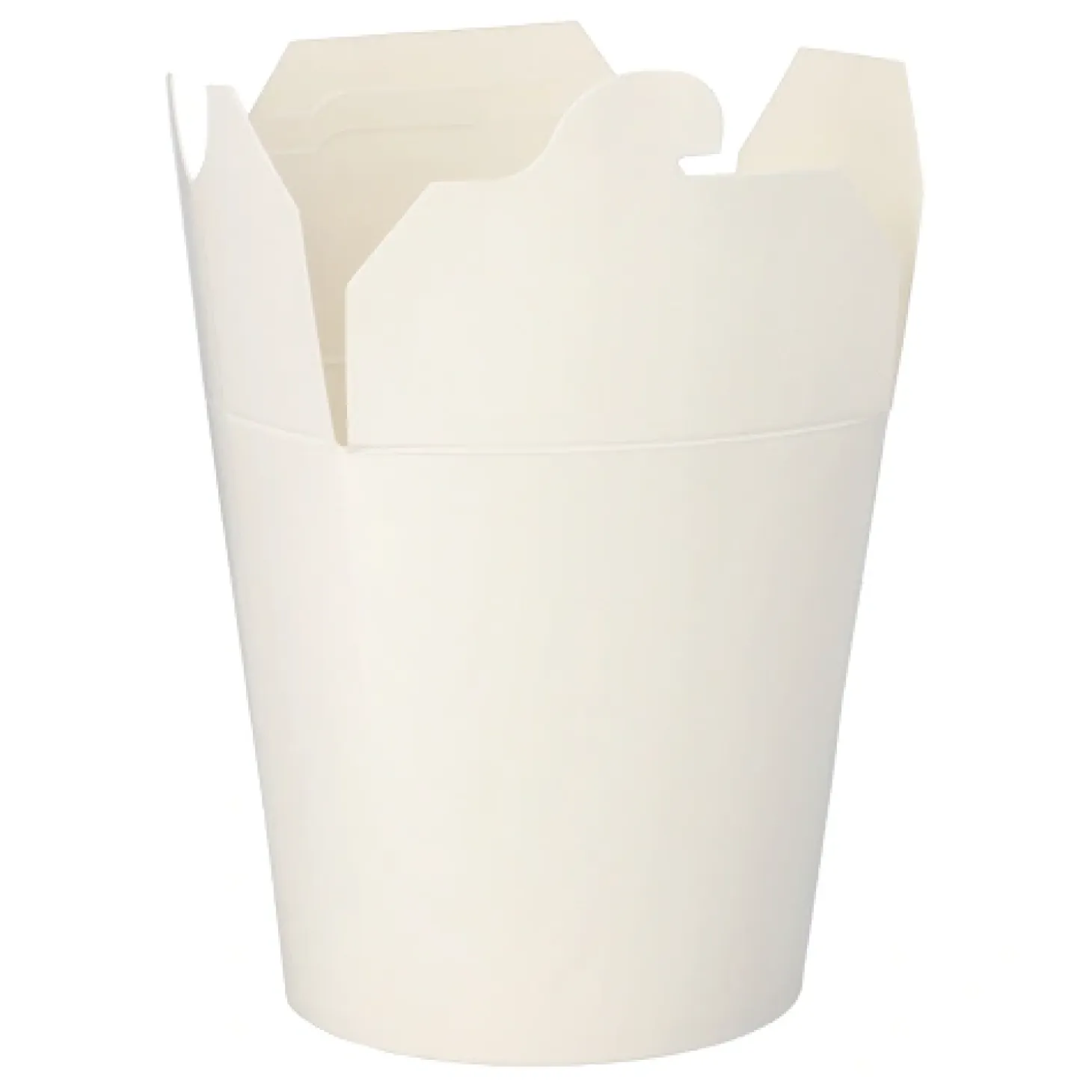 Starpak Snackboxen "ASIA" rund 900 ml 11,2 cm x 11 cm x 9,5 cm weiß, 10 x 50 Stück